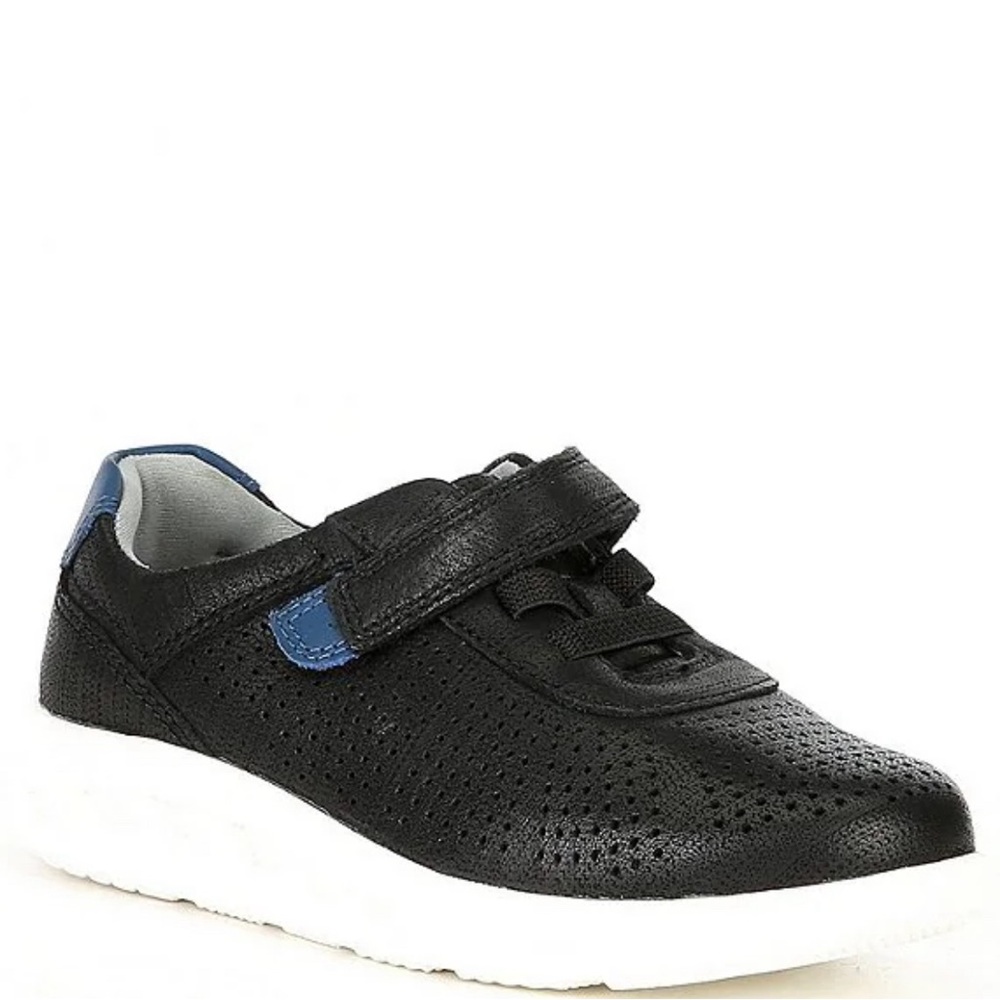 New Johnston & Murphy Boy's Activate U-Throat Leather Sneakers (Toddler) Size 8M